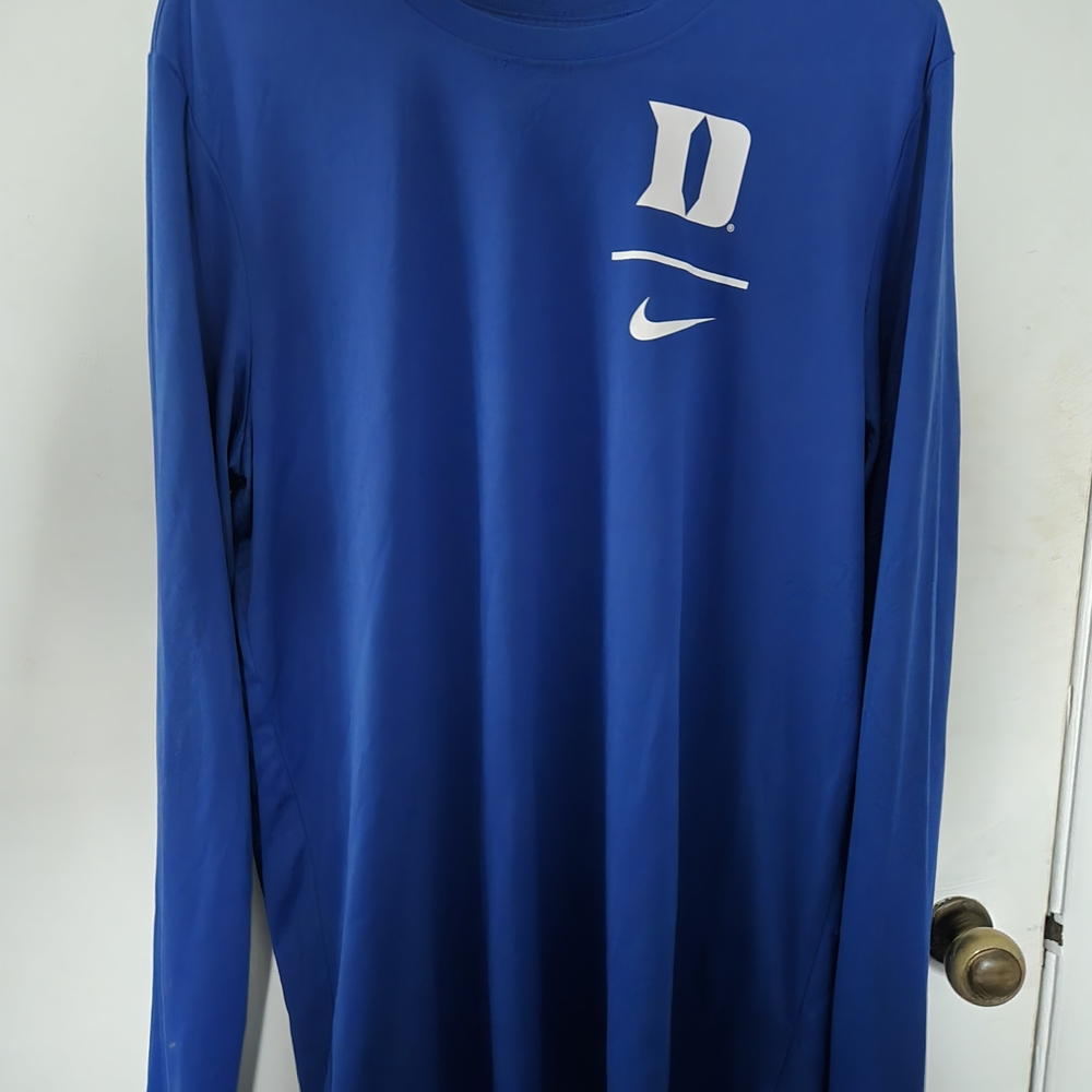 Nike Blue Long Sleeve Athletic Tee